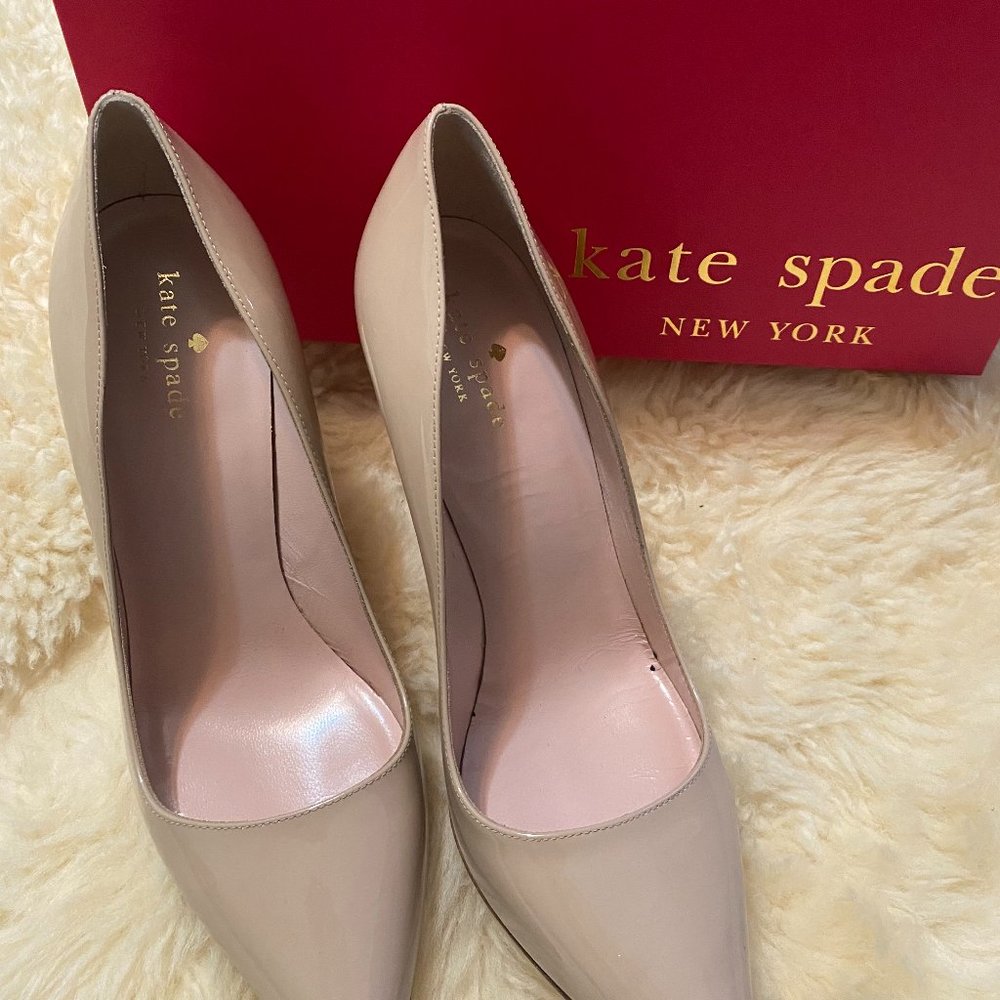 NEW Shoes - kate spade new york Licorice Patent High Heel Pointed Toe Pumps
